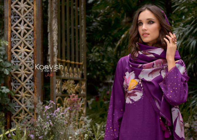 Shaheen By Kaavish Viscose Pashmina Printed Suits Wholesalers In Delhi